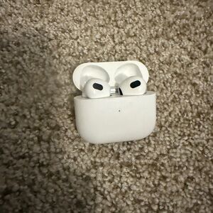 White Wireless Earbuds with Charging Case